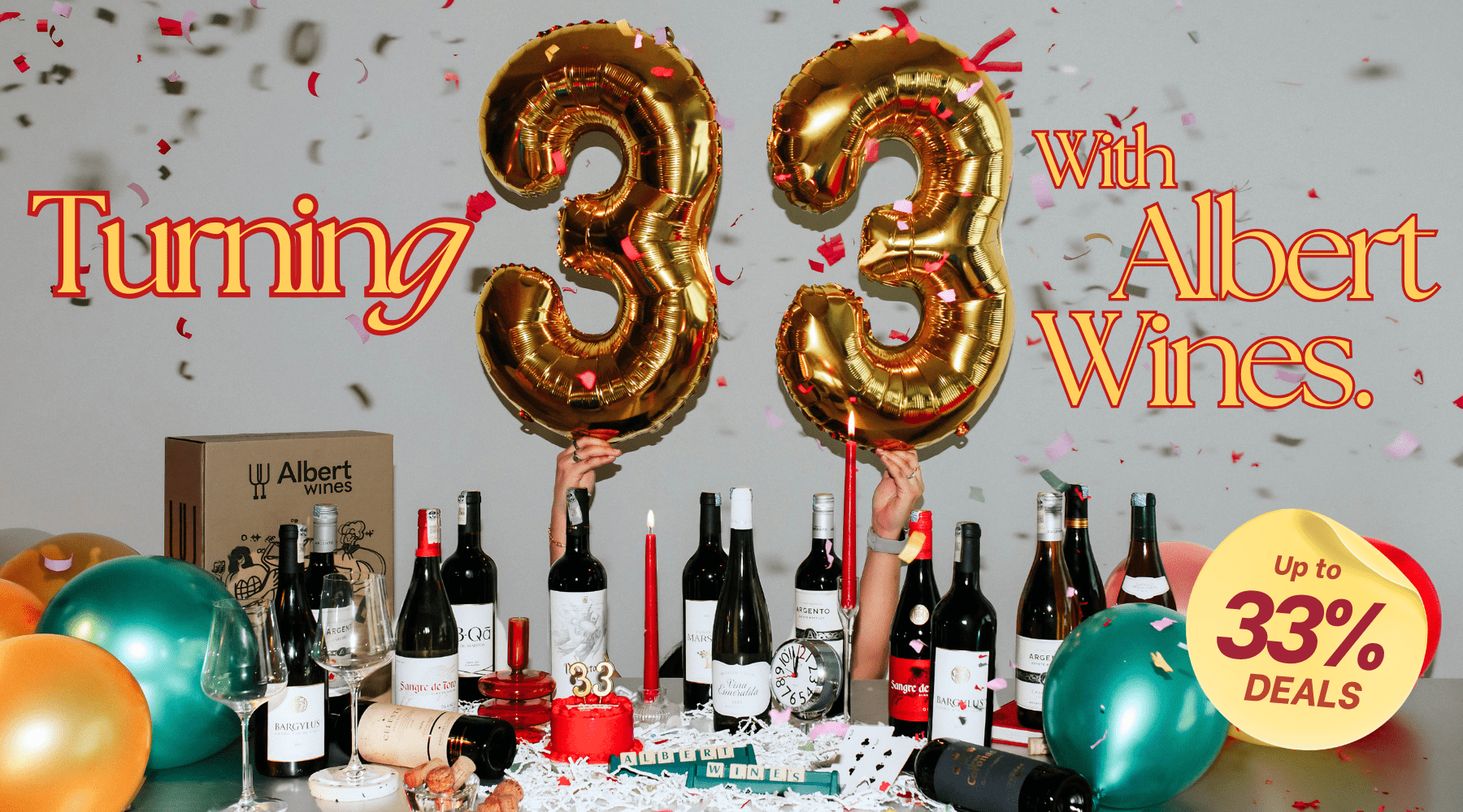 We’re 33! 🎈 Celebrate Big with 333 Deals - AlbertWines2u