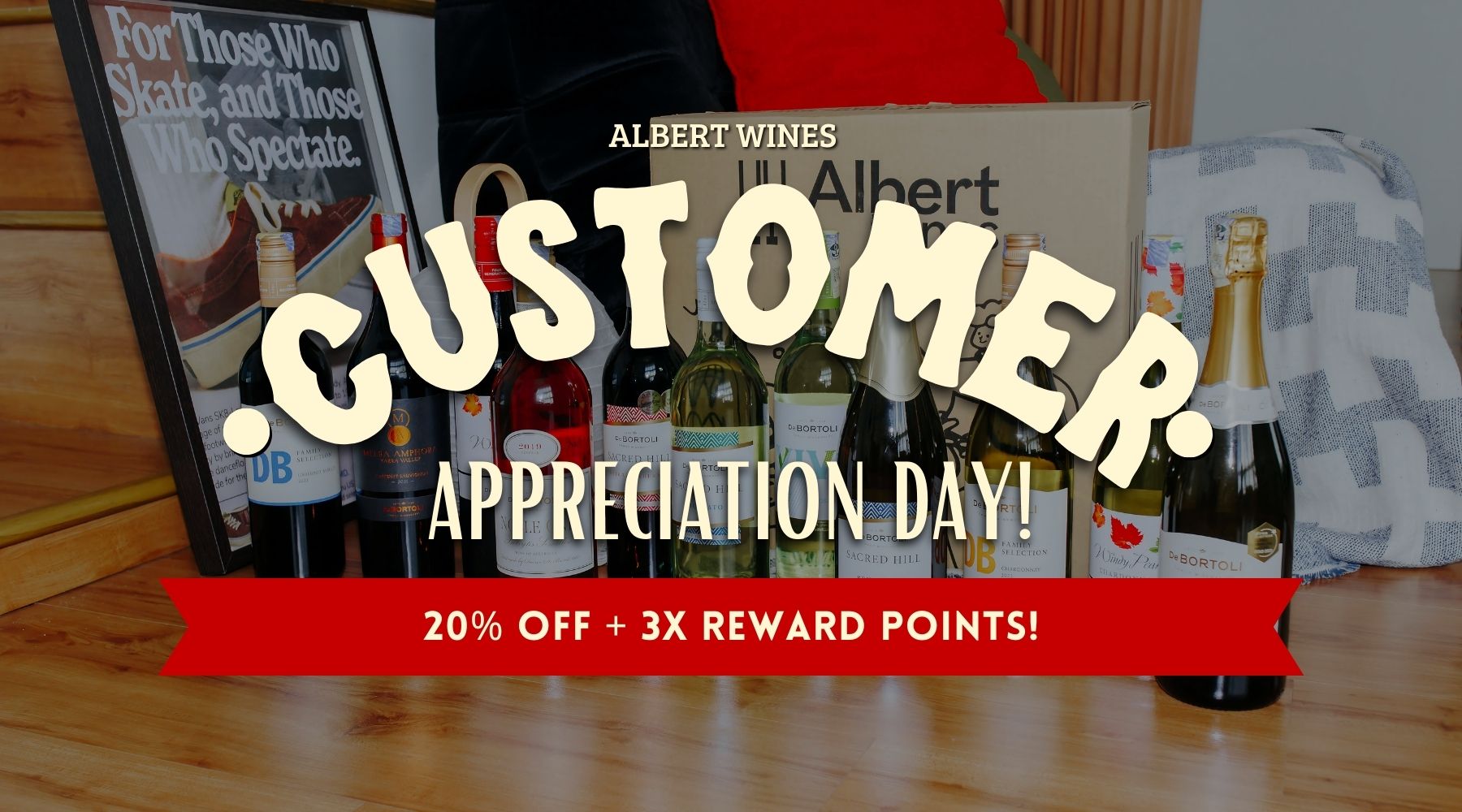 A Toast to You: Customer Appreciation Day at Albert Wines - AlbertWines2u