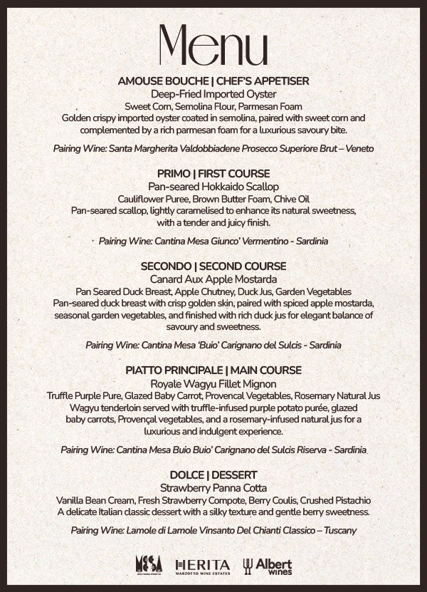 HERITA Marzotto Wine Dinner
