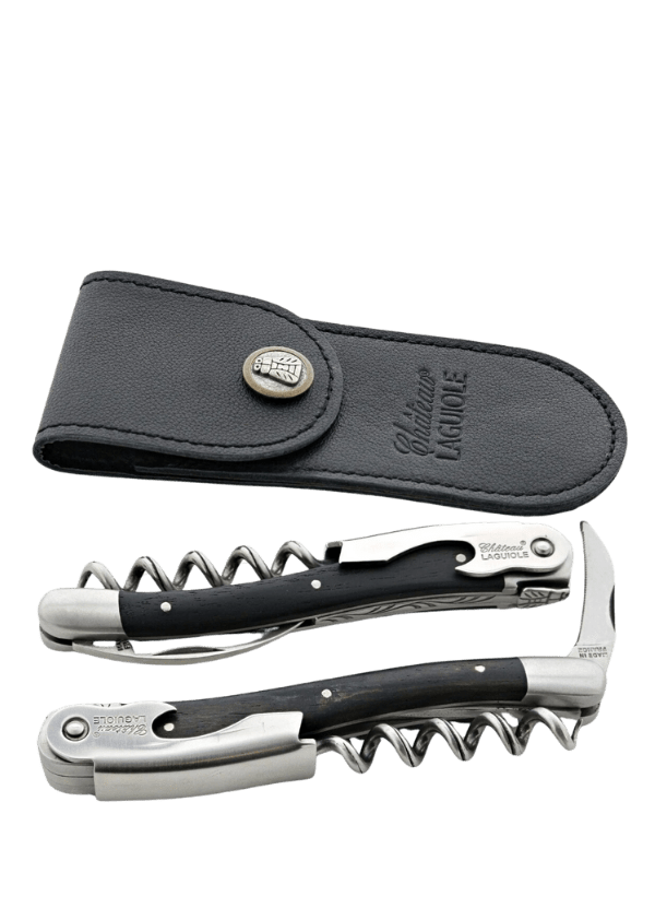 Chateau Laguiole Wine Corkscrew - 'Classic' Ebony Wood