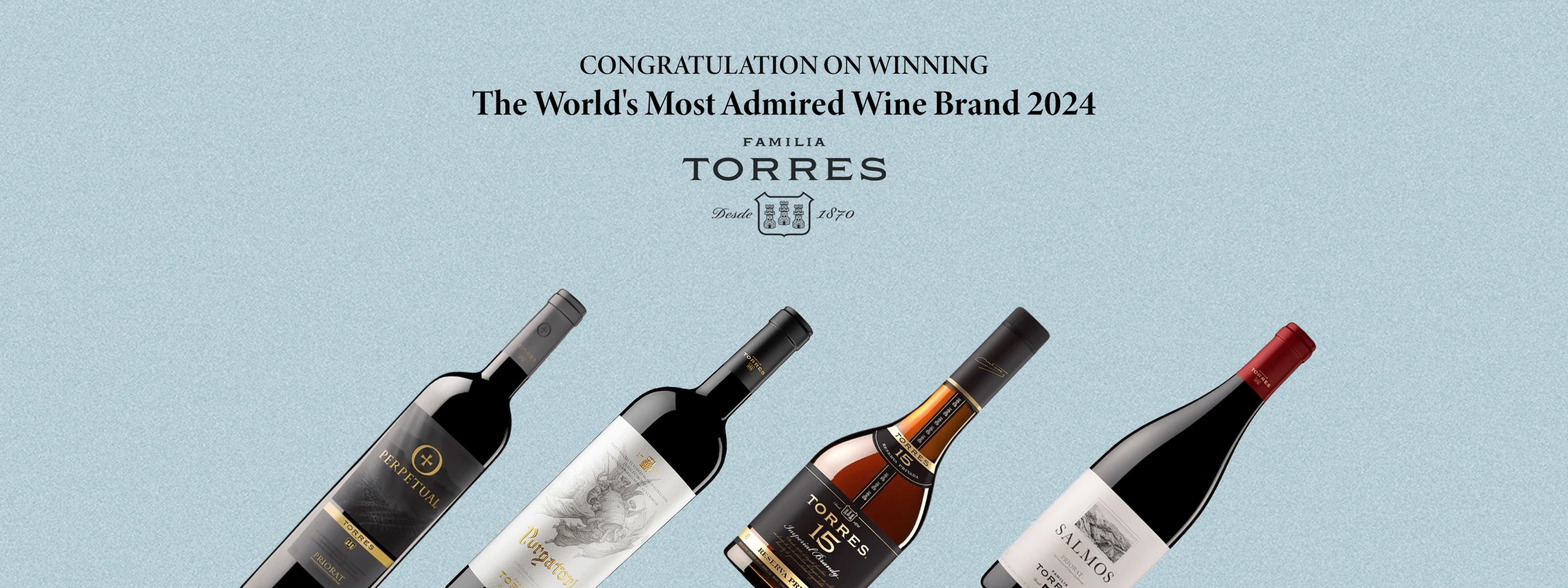 Familia Torres voted Most Admired Wine Brand