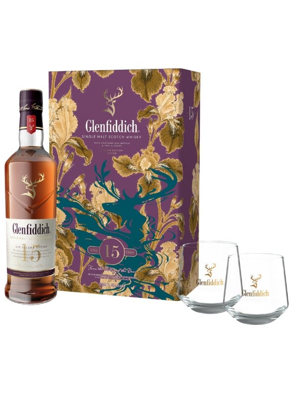 Glenfiddich 15 Year Old Gift Pack (CNY 2026) - AlbertWines2u