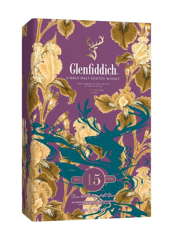 Glenfiddich 15 Year Old Gift Pack (CNY 2026) - AlbertWines2u
