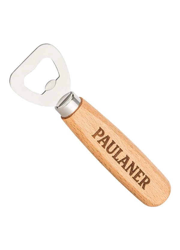 (NOT FOR SALE) Paulaner Bottle Opener with Wooden Handle - AlbertWines2u