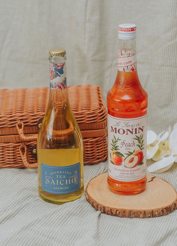 Peach Jasmine Spritz Mocktail - AlbertWines2u