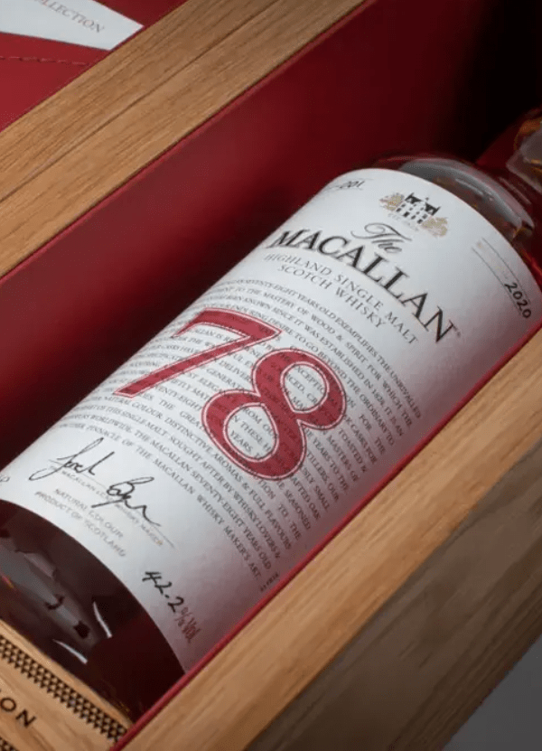 Macallan '78 Years Old - Red Collection' Single Malt Scotch Whisky - AlbertWines2u