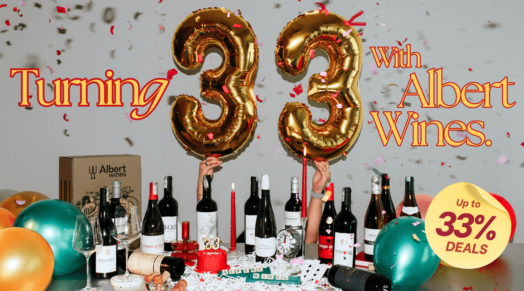 We’re 33! 🎈 Celebrate Big with 333 Deals - AlbertWines2u