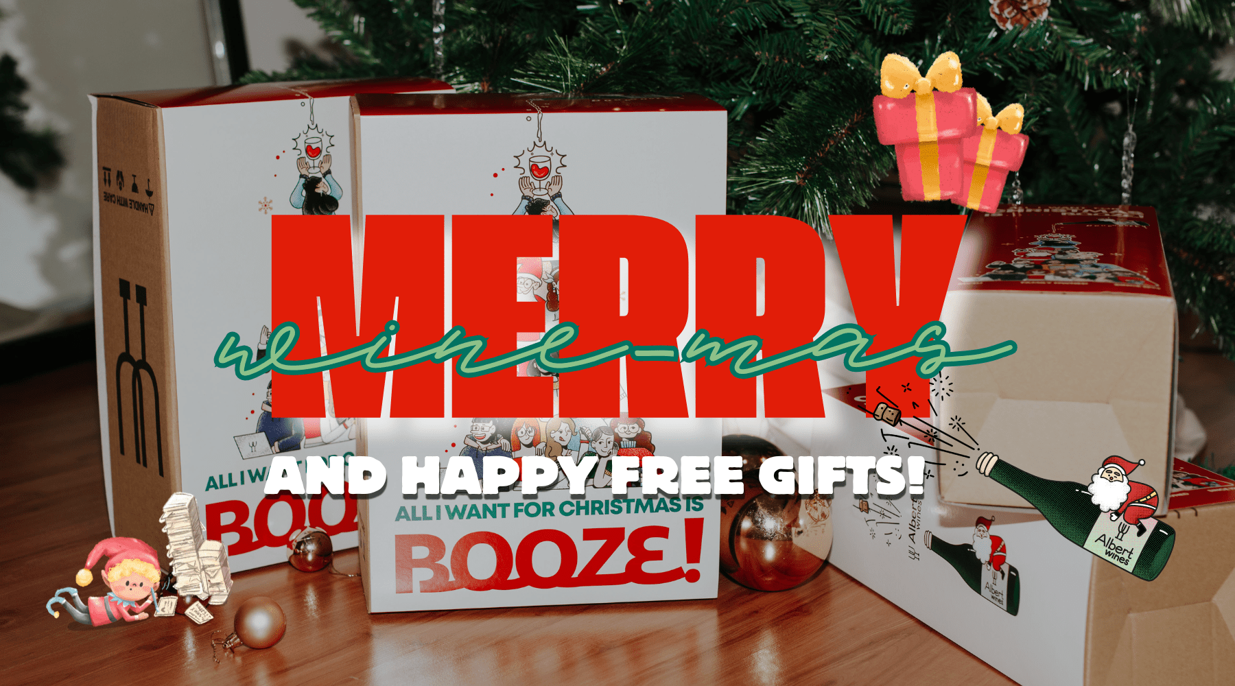 Merry Wine-Mas and Happy FREE Gifts 🎄 - AlbertWines2u