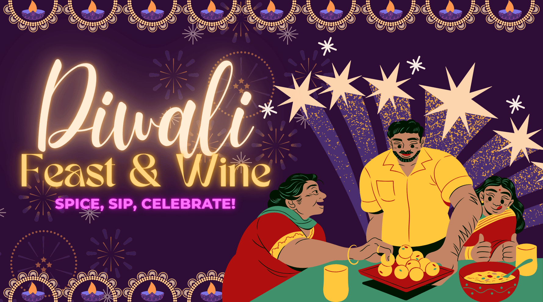 ✨ Spice, Sip & Celebrate: Wine Pairings for Your Deepavali Feast - AlbertWines2u