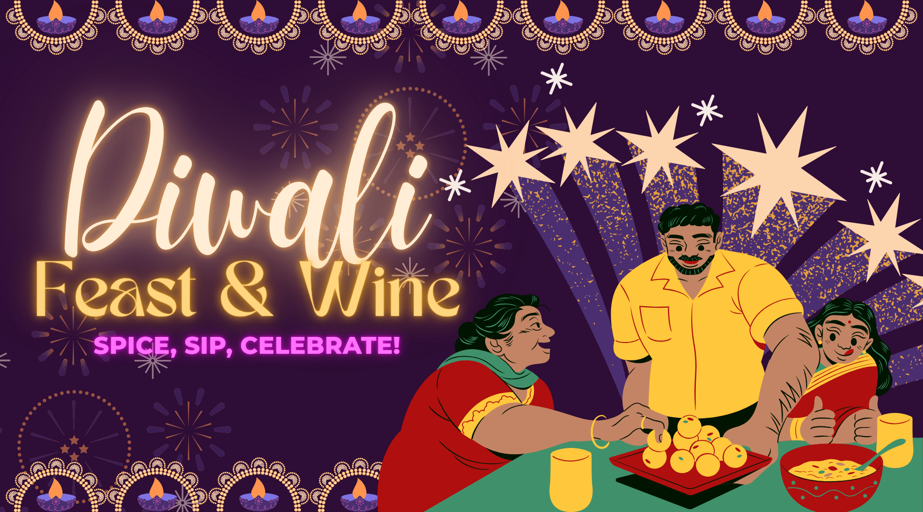 ✨ Spice, Sip & Celebrate: Wine Pairings for Your Deepavali Feast - AlbertWines2u