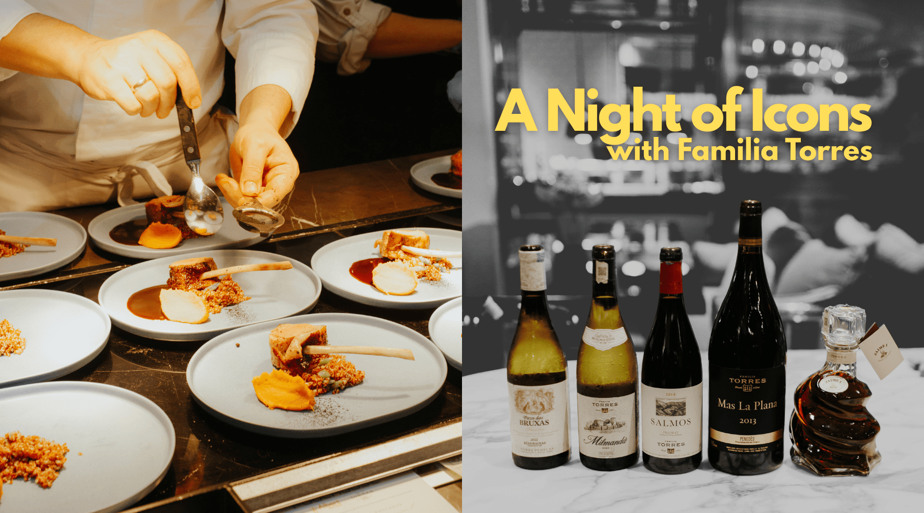 A Night with Icons at the Familia Torres Wine Dinner - Albert Wines
