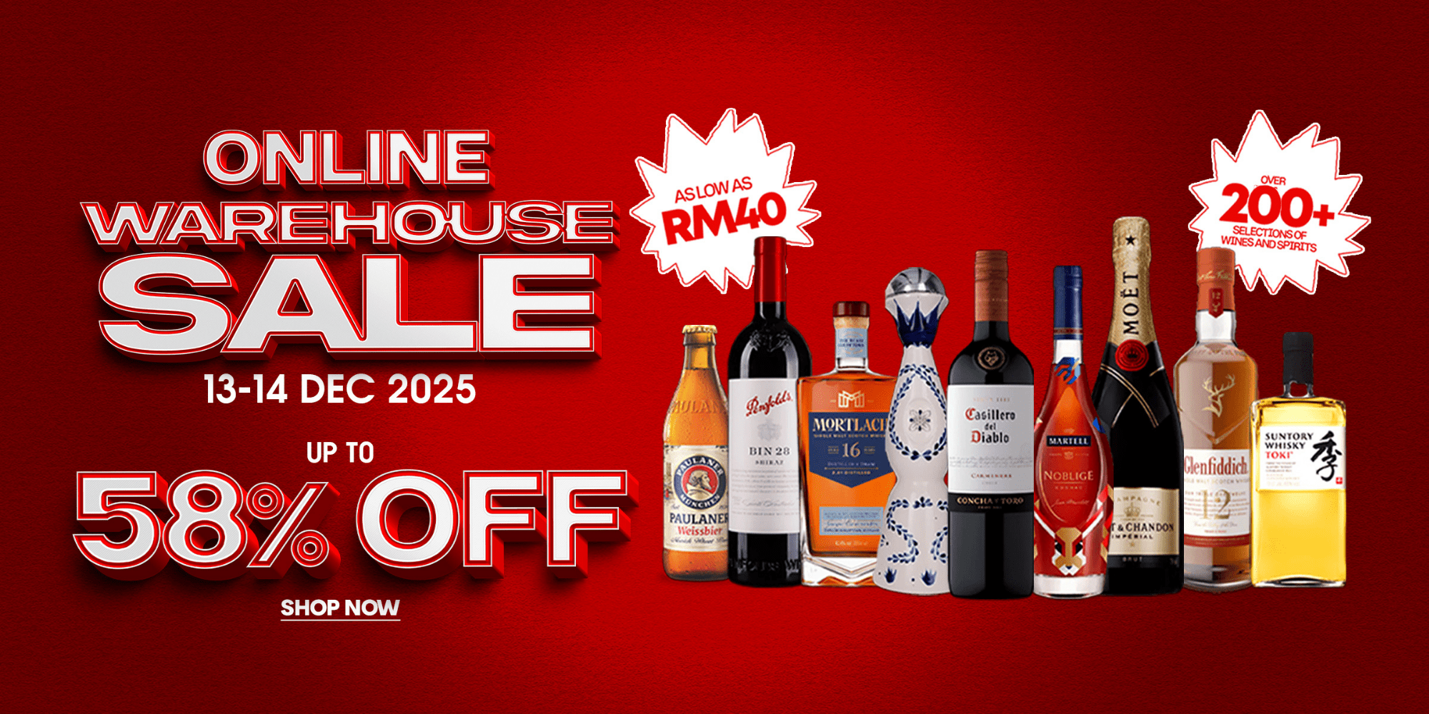 🍷 Albert Wines Warehouse Sale Goes Online — 13–14 December 2025 - AlbertWines2u