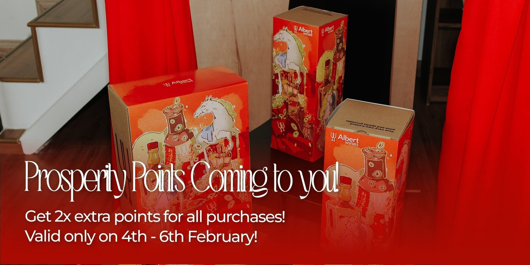 A Prosperous Start: 2X Extra Points This Lunar New Year - Albert Wines