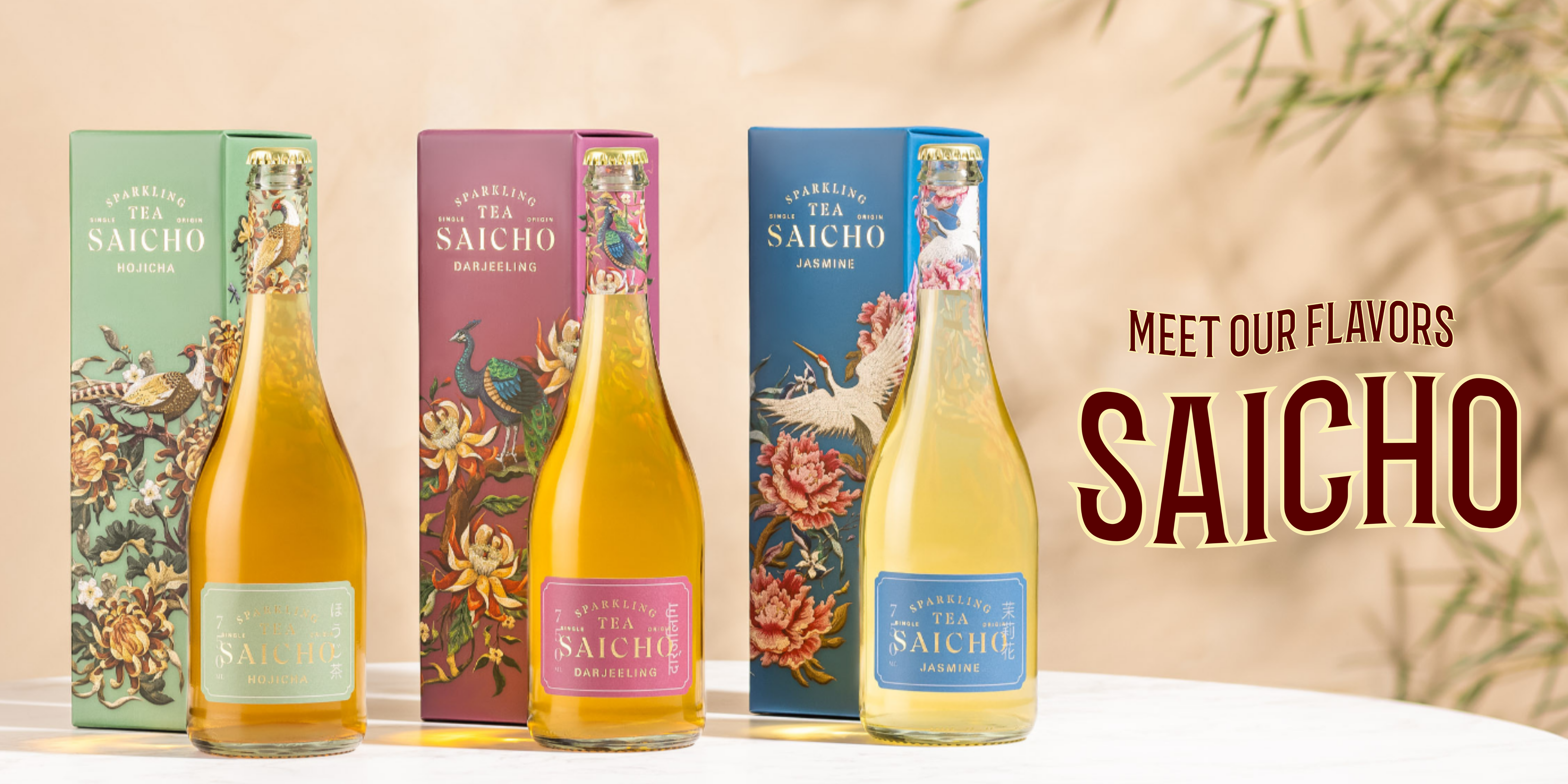 Discover the Saicho Sparkling Tea Flavors 🌿💫