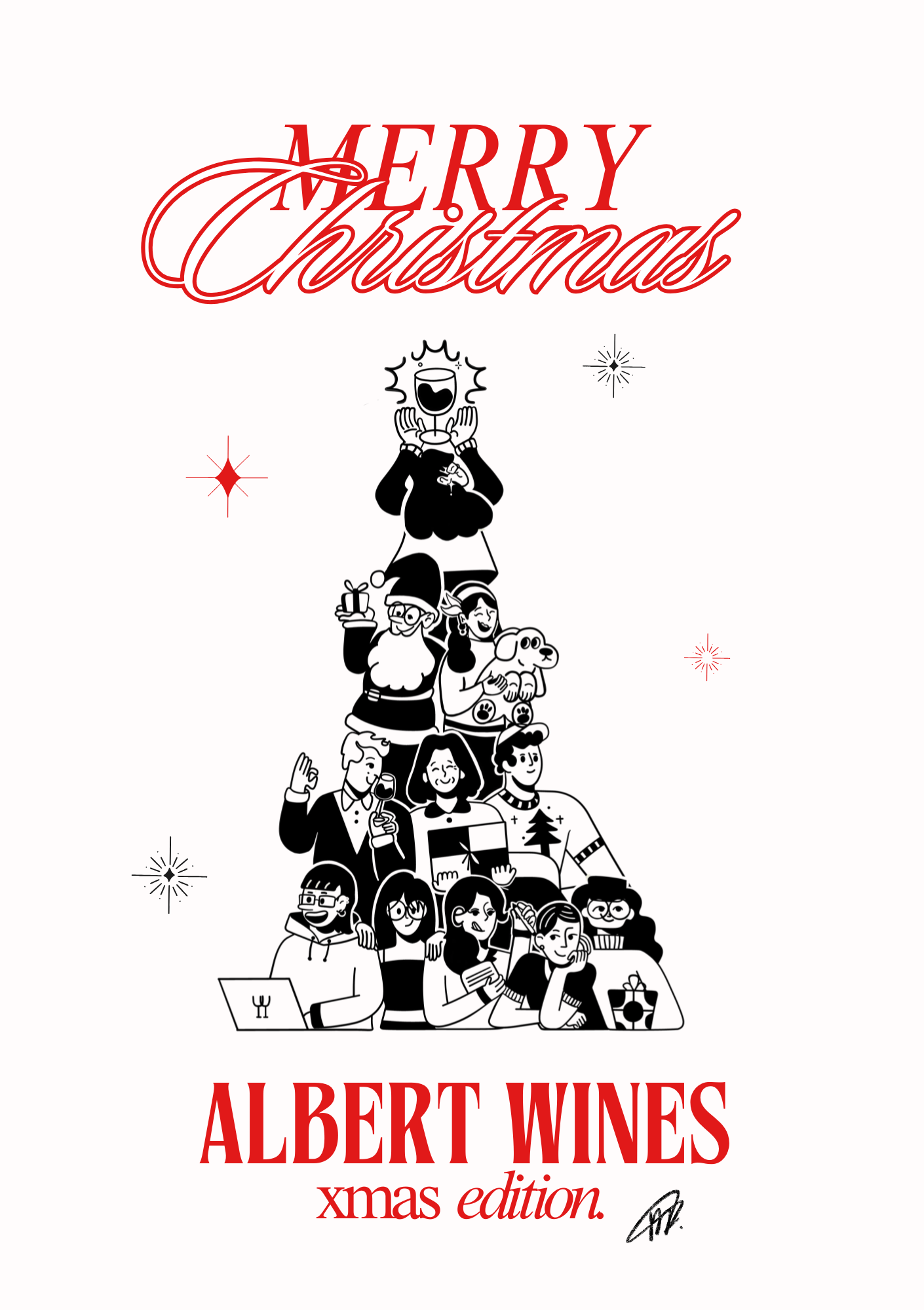 Christmas Gifting Cards - AlbertWines2u