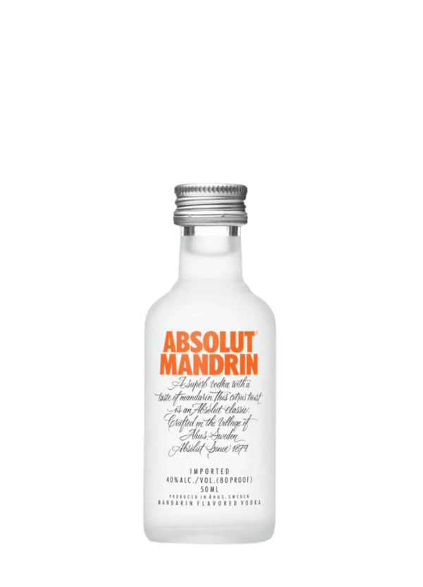 Absolut 'Mandrin' Vodka (50ml Miniature)