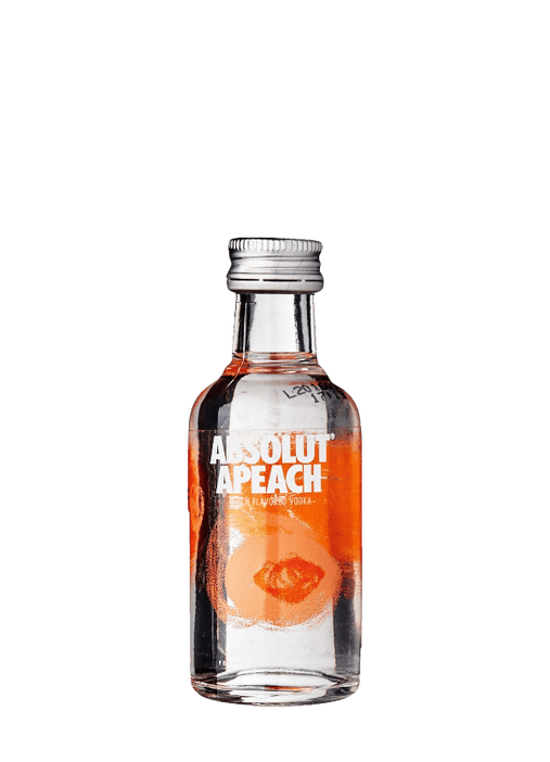 Absolut 'Peach' Vodka (50ml Miniature) - COCO Free Gift