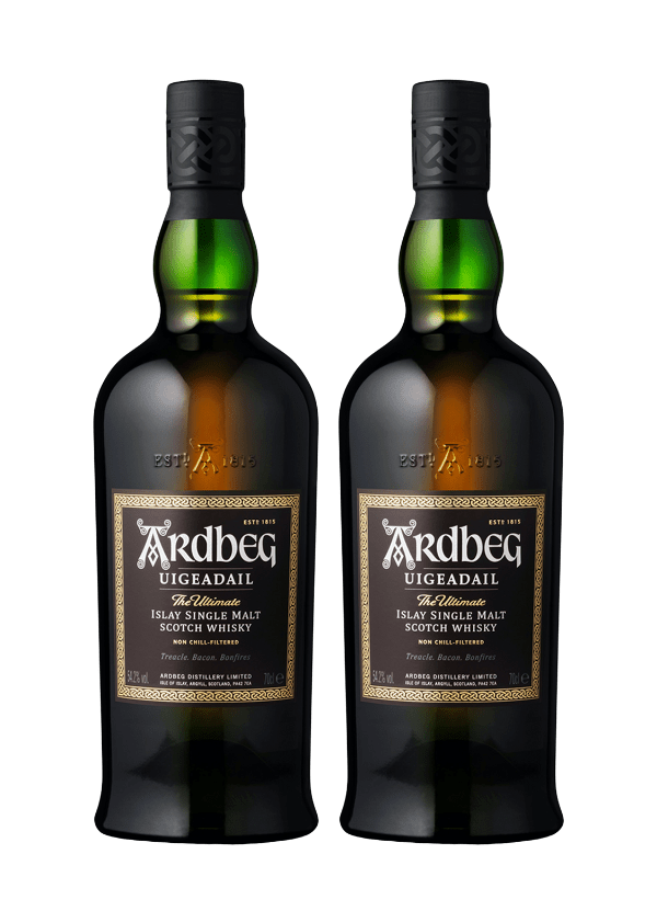 Ardbeg 'Uigeadail' Single Malt Scotch Whisky - 2 Bottle Pack - AlbertWines2u