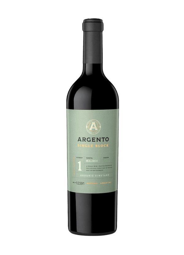 Argento 'Single Block 1' Organic Malbec - AlbertWines2u