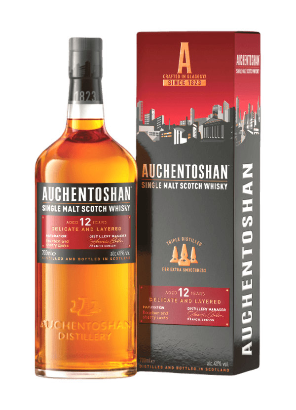 Auchentoshan '12 Years Old' Single Malt Scotch Whisky - AlbertWines2u