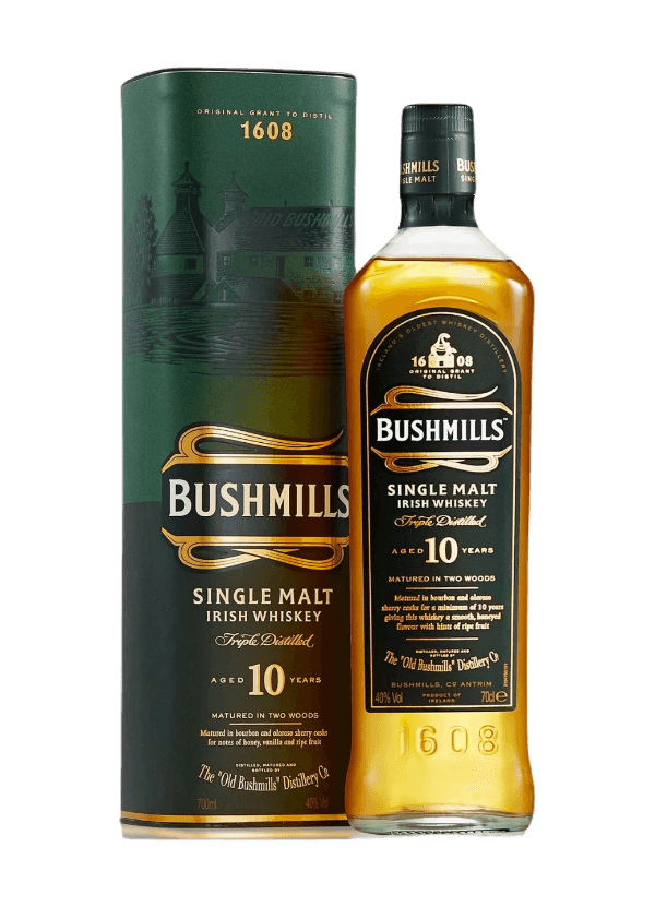 Bushmills '10 Years Old' Single Malt Irish Whiskey - AlbertWines2u