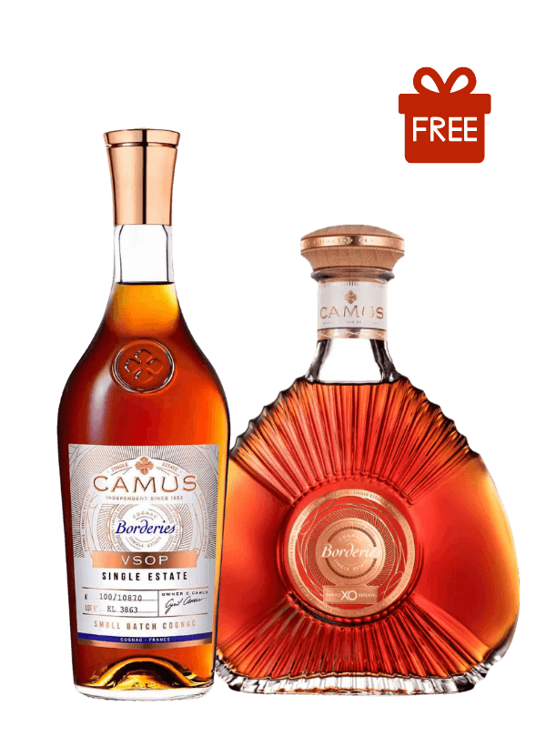 (Free Camus Suitcase) Camus 'VSOP Borderies' + 'XO Borderies - Family Reserve' Cognac