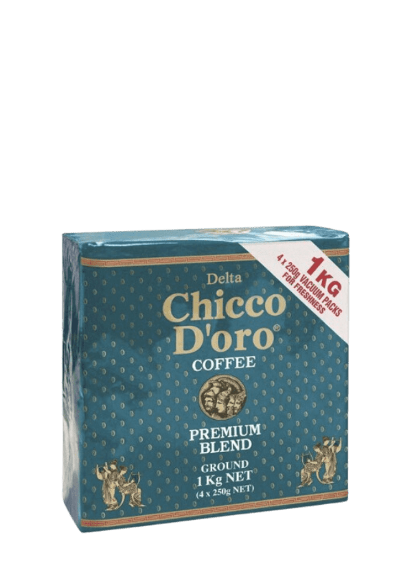 Delta 'Chicco d'Oro' Ground Coffee (4x250g Pack) - AlbertWines2u