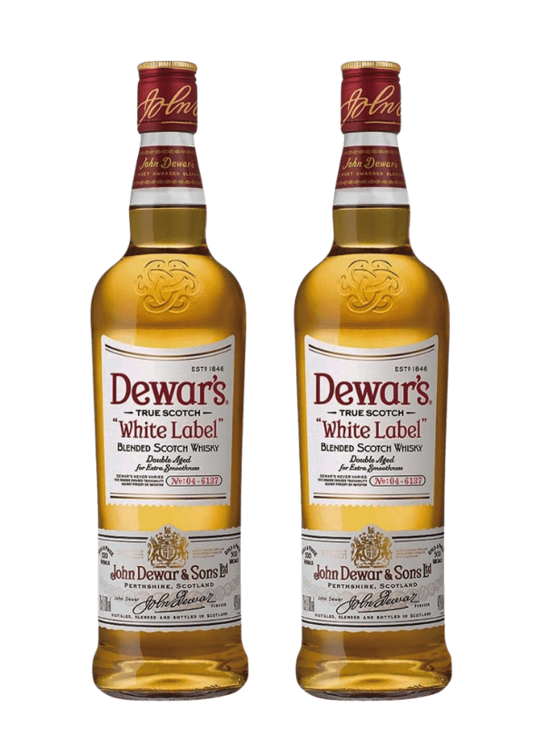 Dewar's White Label Scotch Whisky - 2 Bottle Pack - AlbertWines2u