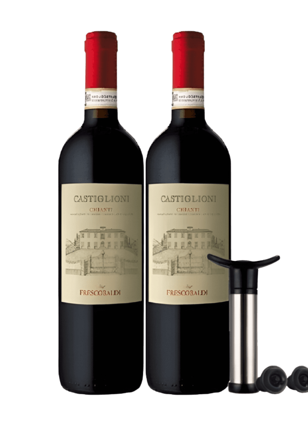 (Free Vacuum Wine Saver) Castiglioni Chianti 2 Btls Pack - AlbertWines2u