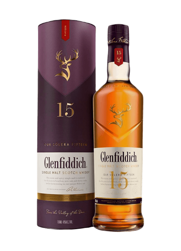 Glenfiddich '15 Years Old' Single Malt Scotch Whisky - AlbertWines2u
