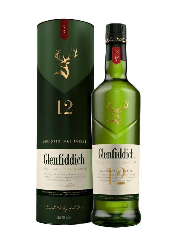 Glenfiddich '12 Years Old' Single Malt Scotch Whisky - AlbertWines2u