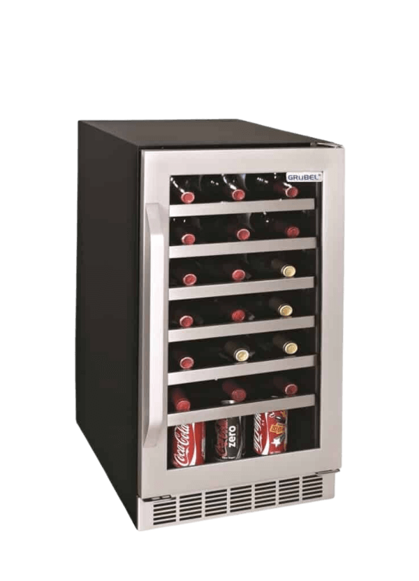 Grubel Wine Cabinet - 34 Bottles - Single Temperature (GWC-ST34SS)
