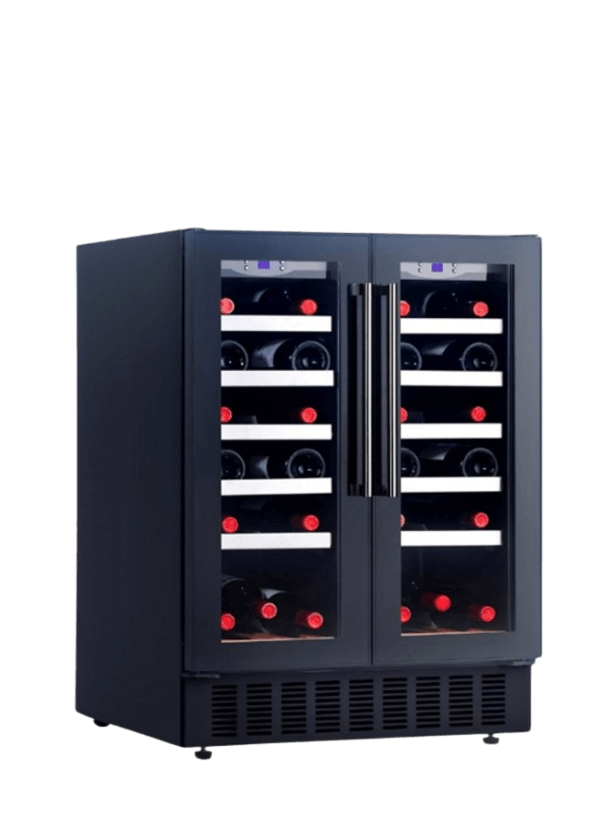 Grubel Wine Cabinet - 42 Bottles - Double Temperature (GWC-DT42TBK)