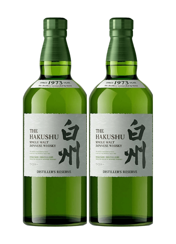 Hakushu 'Distiller's Reserve' Single Malt Japanese Whisky - 2 Bottle Bundle - AlbertWines2u