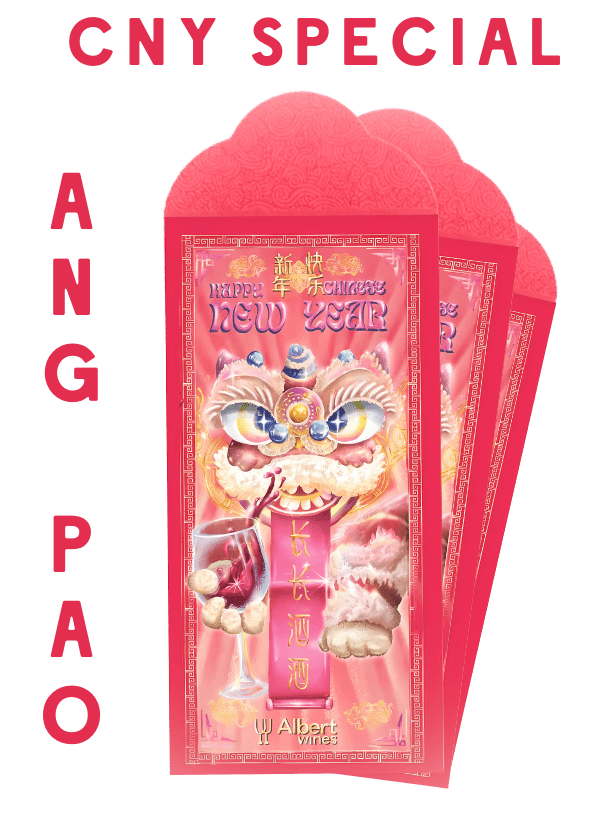 Albert Wines CNY Ang Pow (5 pcs) 🧧 - AlbertWines2u