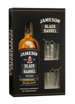 Jameson 'Black Barrel' Irish Whiskey (Limited Edition Gift Pack with 2 Tumblers) - AlbertWines2u