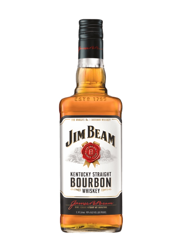 Jim Beam 'White Label' Bourbon - AlbertWines2u