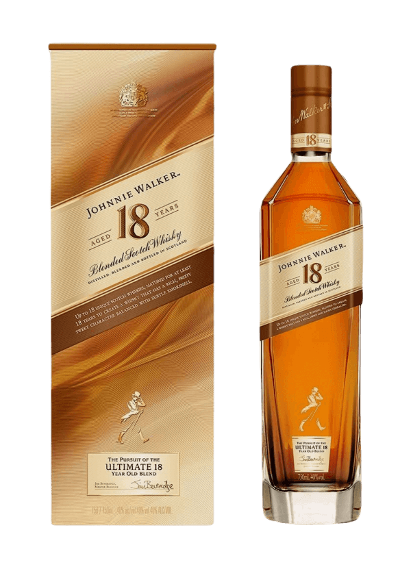 Johnnie Walker '18 Years Old' Blended Scotch Whisky - AlbertWines2u