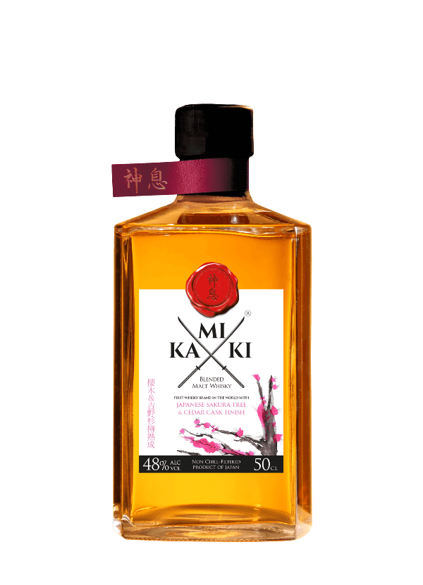 Kamiki 'Sakura Wood' Blended Whisky (500ml) - AlbertWines2u