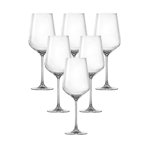 Lucaris 'Hong Kong Hip' Bordeaux Crystal Glasses (Set of 6) - AlbertWines2u