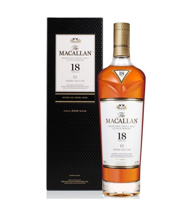 Macallan '18 Years Old Sherry Cask' Single Malt Whisky - AlbertWines2u