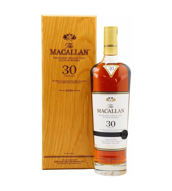 Macallan '30 Years Old Sherry Cask' Single Malt Whisky - AlbertWines2u