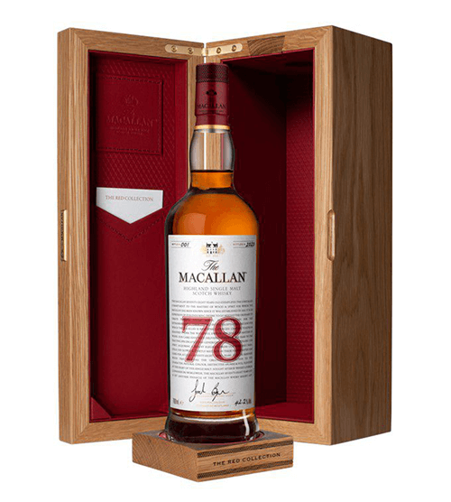Macallan '78 Years Old - Red Collection' Single Malt Scotch Whisky - AlbertWines2u