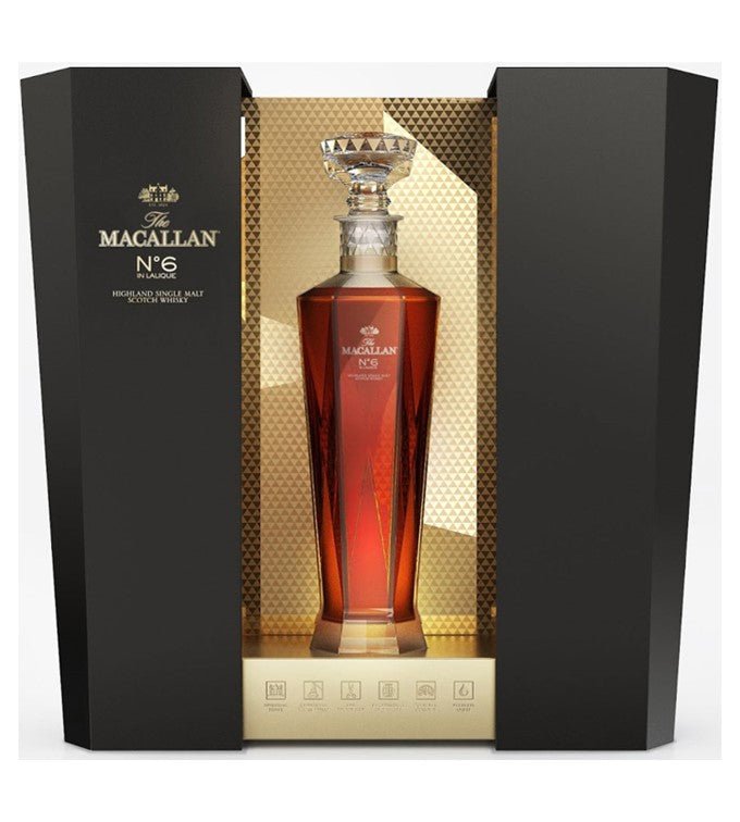 Macallan 'No6 in Lalique' Single Malt Scotch Whisky - AlbertWines2u