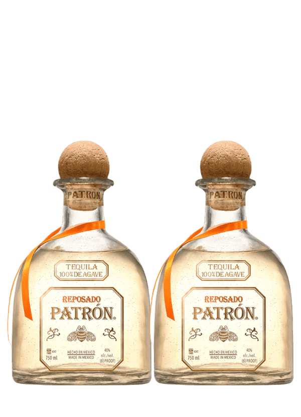 Patron 'Reposado' Tequila - 2 Bottle Pack - AlbertWines2u