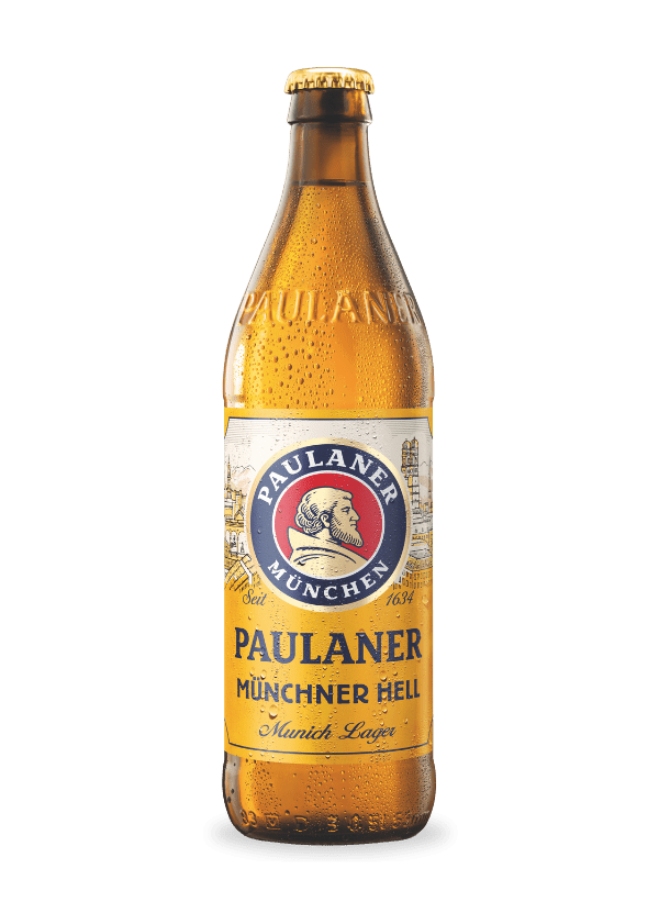 Paulaner Munchner Hell Lager Beer (20 x 500ml Bottles) - AlbertWines2u