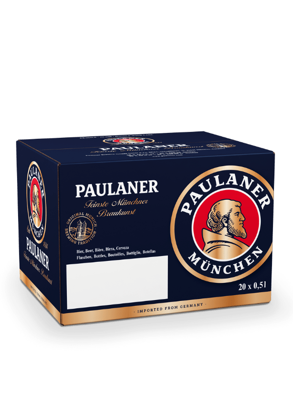 Paulaner Munchner Hell Lager Beer (20 x 500ml Bottles) - AlbertWines2u