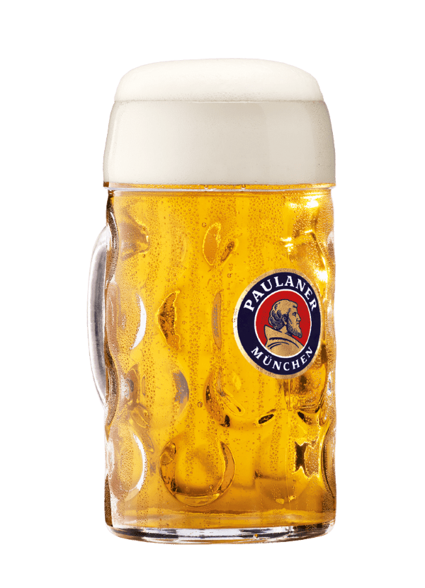 Paulaner Oktoberfest Glass Beer Mug 1 Liter (NOT FOR SALE) - AlbertWines2u
