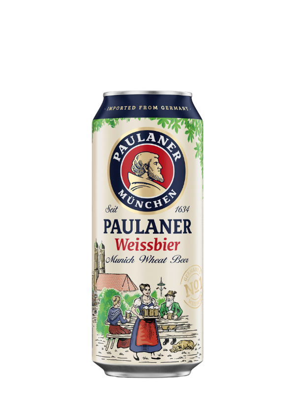 Paulaner Weissbier Beer (24x 500ml Can)