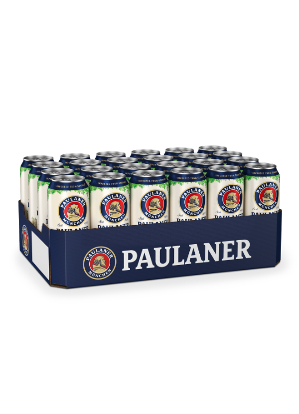 Paulaner Weissbier Beer (24x 500ml Can)